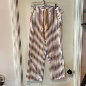 Boden Multicolor Striped Pajama Pants